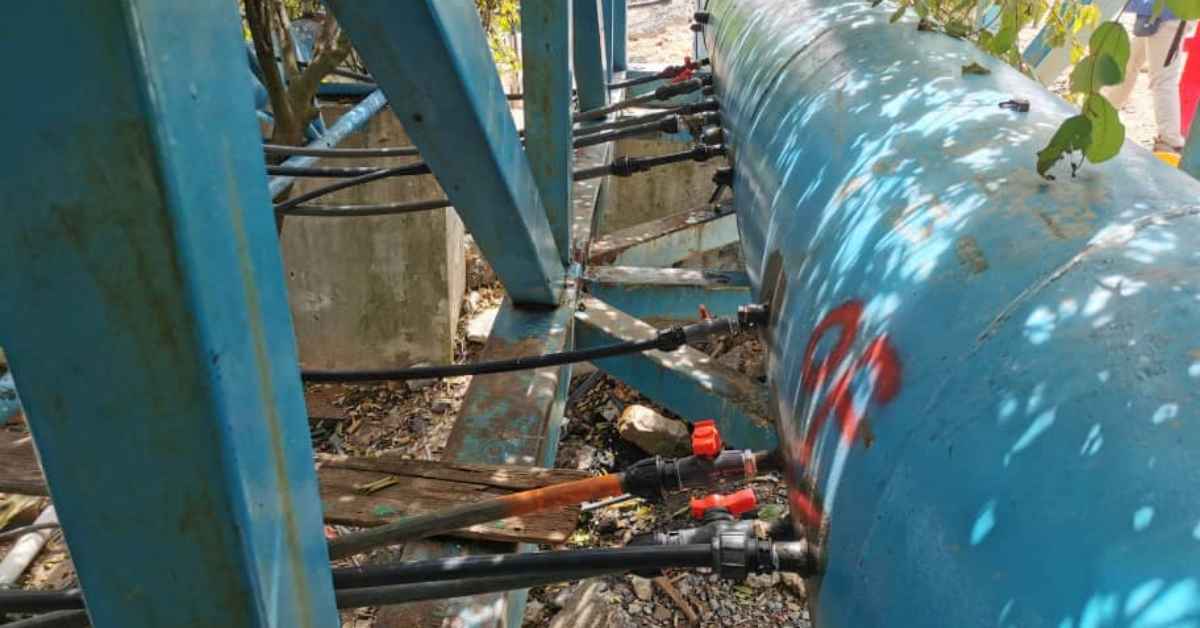 Jabatan Air Sabah Potong 24 Paip Sambungan Haram Di UMS