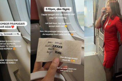 Jadi Bualan Netizen, Wanita Ini Dedah Sikap Baik Hati Pramugari Dari Sarawak