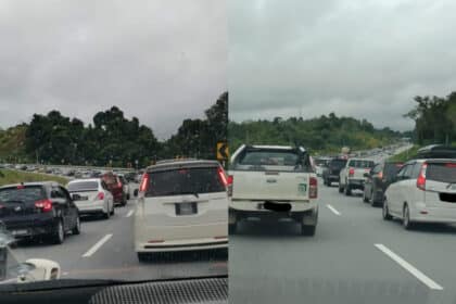 Jalan Sesak Teruk, Netizen Geram Dakwa Pan Borneo Di Sarikei Sudah Siap Tapi Masih Dihadang