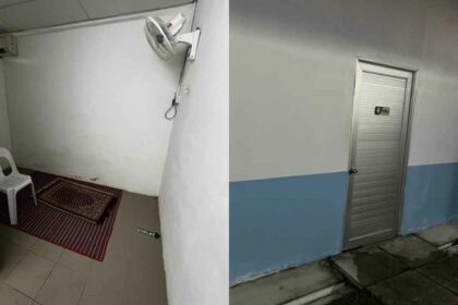 Lelaki Kecewa Lihat Keadaan Surau Tidak Terurus Di Sebuah Hospital Swasta Kuching