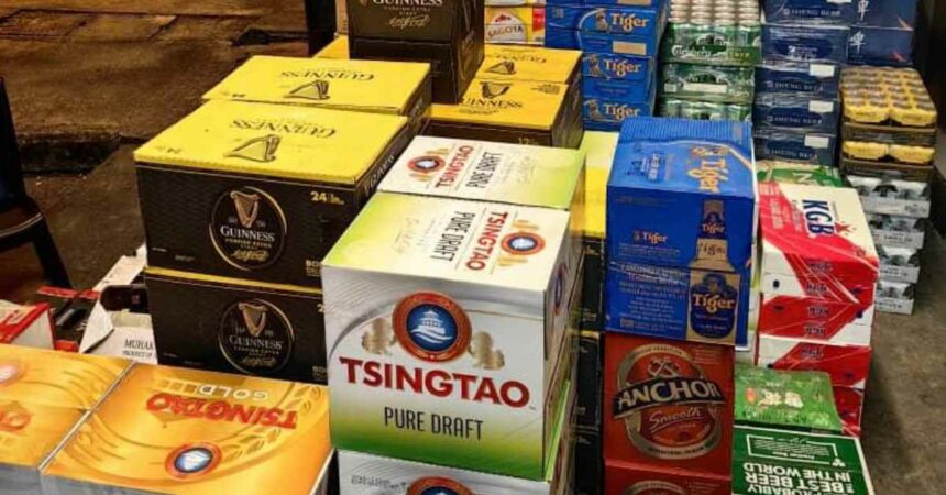 MCBA Cantas Sindiket Seludup Rokok Dan Minuman Keras Bernilai RM1.2 Juta Di Miri