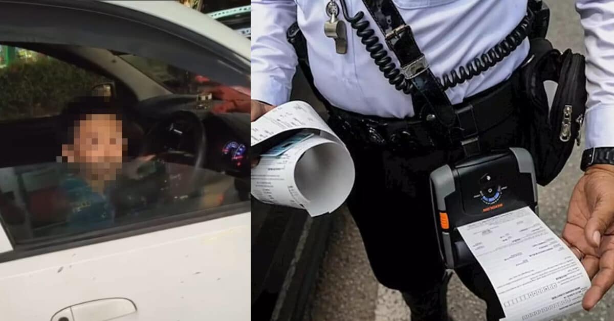 Polis Saman Bapa Kanak-Kanak Autistik 11 Tahun Memandu Tanpa Lesen Di Sibu