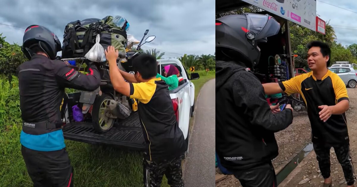 Terkandas Di Jalan Sunyi, Vlogger Dari Taiwan Tersentuh Dengan Sikap Murni Orang Sabah