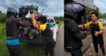 Terkandas Di Jalan Sunyi, Vlogger Dari Taiwan Tersentuh Dengan Sikap Murni Orang Sabah