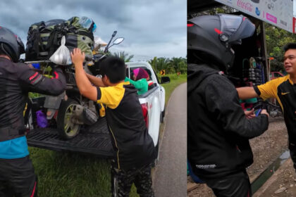 Terkandas Di Jalan Sunyi, Vlogger Dari Taiwan Tersentuh Dengan Sikap Murni Orang Sabah