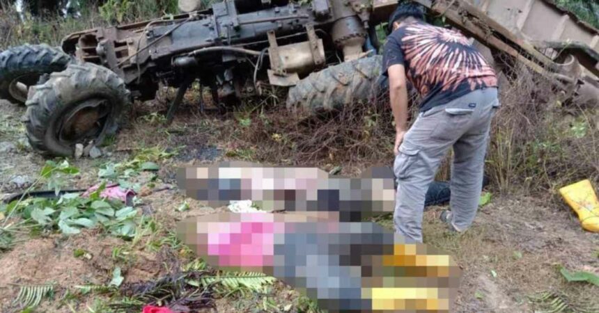 Tiga Pekerja Ladang Maut Selepas Jentera Traktor Jatuh Gaung Di Sabah