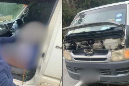 Van Rosak Dalam Perjalanan Ke Papar, Pemuda Menangis Terkandas 3 Jam Bersama Jenazah Bapa Mentua