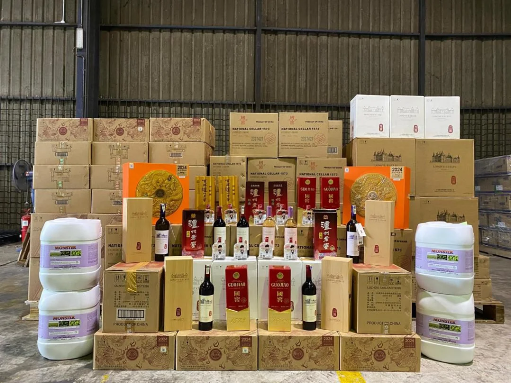 Kastam Tumpaskan Cubaan Seludup Minuman Keras Bernilai RM270K Ke Sarawak