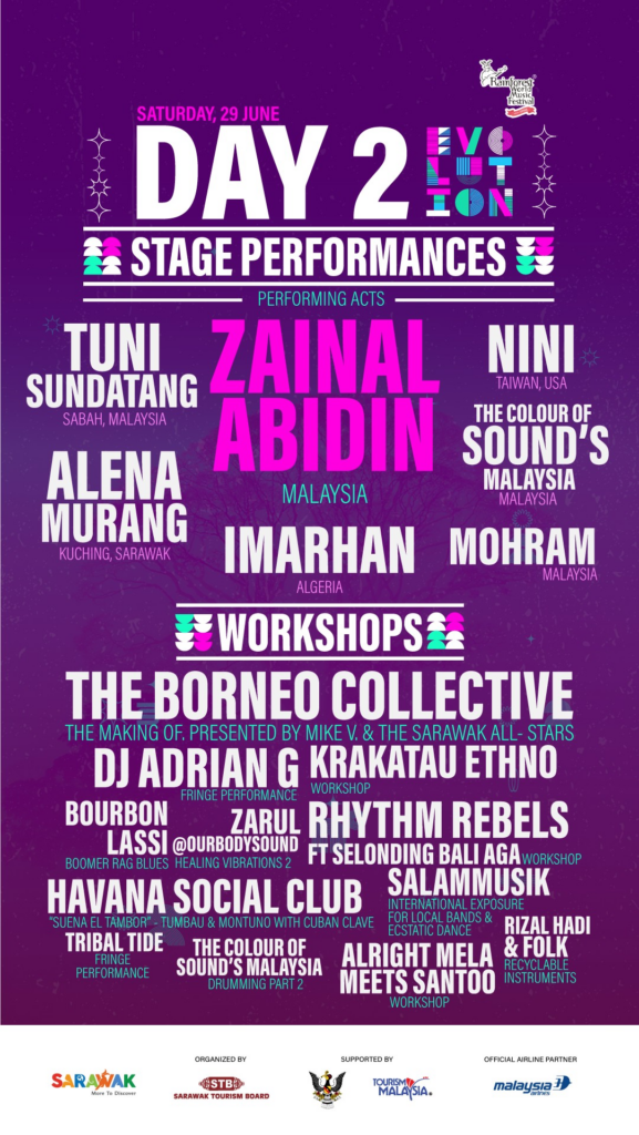 Ribuan Hadir Meriahkan Rainforest World Music Festival 2024 Di Sarawak Kali Ini