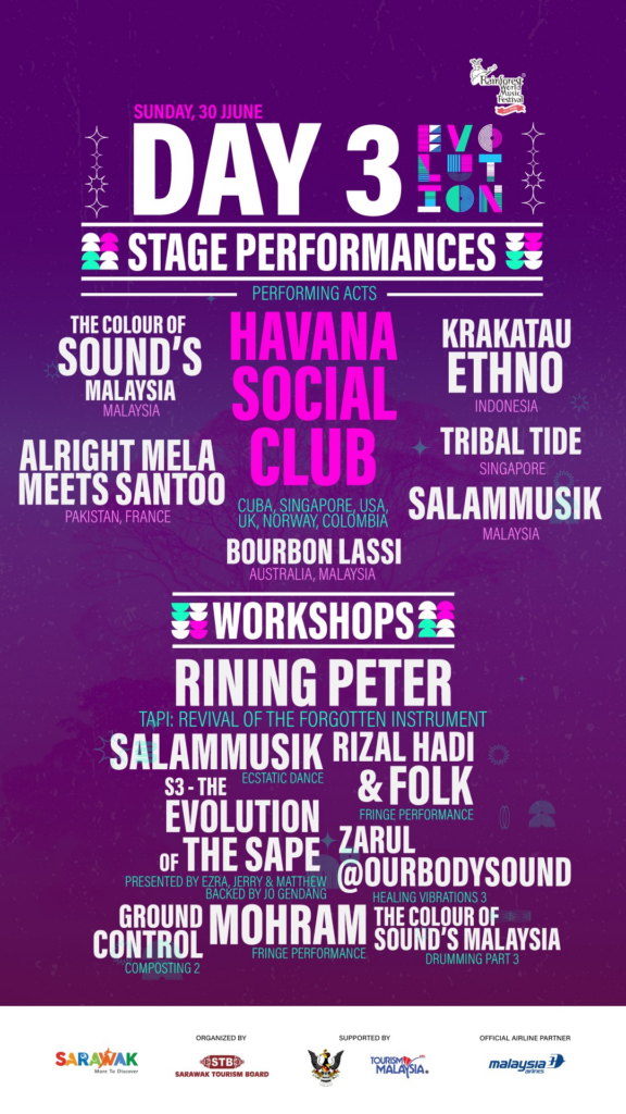 Ribuan Hadir Meriahkan Rainforest World Music Festival 2024 Di Sarawak Kali Ini
