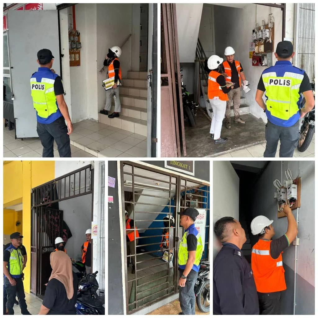 23 Premis Judi Dalam Talian Sekitar Kuching Dipotong Bekalan Elektrik