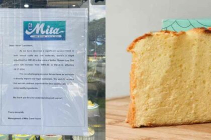 Harga Kek Butter Mita Naik Kepada RM18.60 Bermula 8 Julai