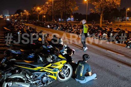 IPD Kuching Keluarkan 384 Saman Dalam Op Samseng Di Jalan Masja