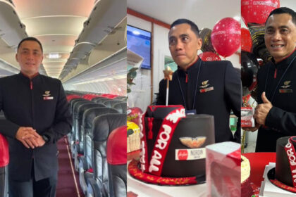 Kenali Nordin Razali, Pramugara Bersara Asal Kuching Ini Masih Tampil Muda Pada Usia 60 Tahun