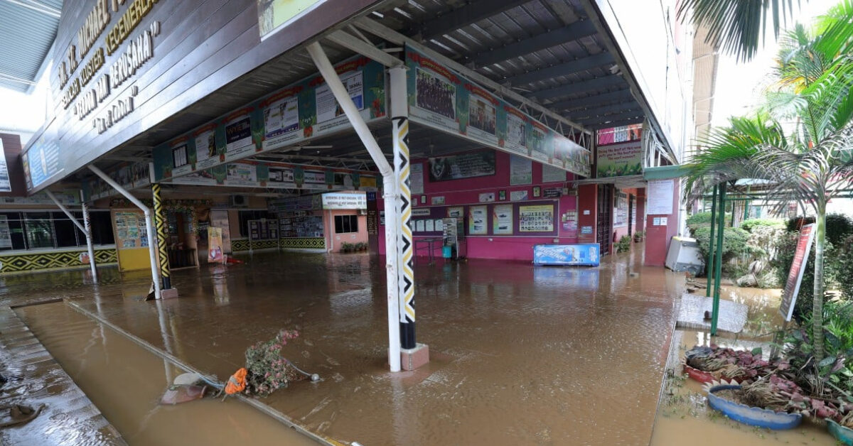Mangsa Banjir Semakin Meningkat, 10 Sekolah Di Sabah Terpaksa Ditutup