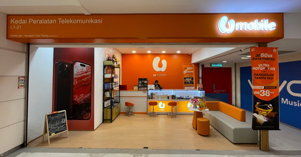 U Mobile Buka Kedai Perkhidmatan Fizikal Pertama Sarawak Di Vivacity Megamall