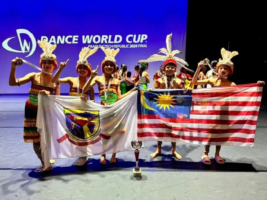 Harumkan Nama Malaysia, Penari Cilik Sabah Raih 3 Pingat Emas Di Dance World Cup 2024