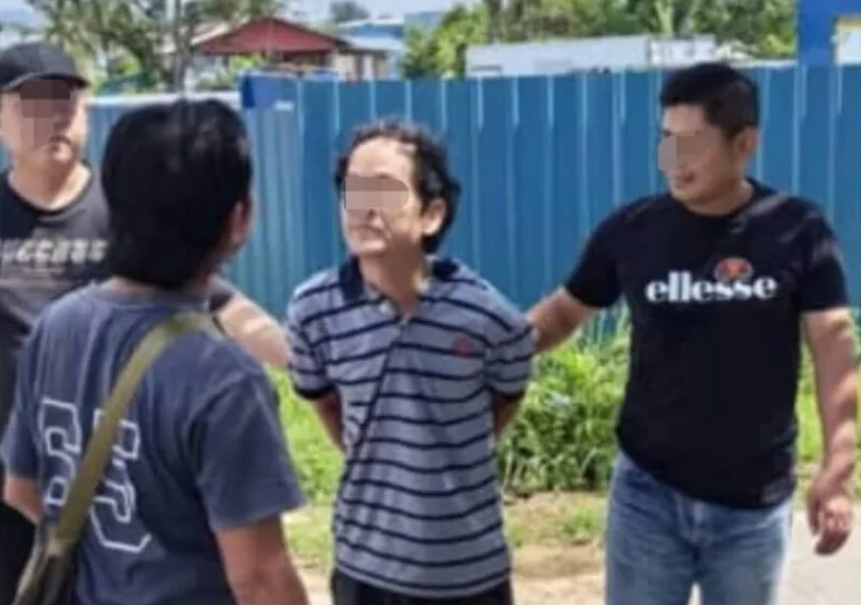 Tular Lelaki Pukul Kenderaan Di Samarahan Berjaya Ditangkap Polis