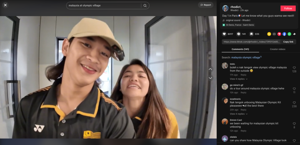 Teruja Unboxing Telefon Pintar Olimpik, Vlog Penerjun Sarawak Tarik Perhatian Netizen
