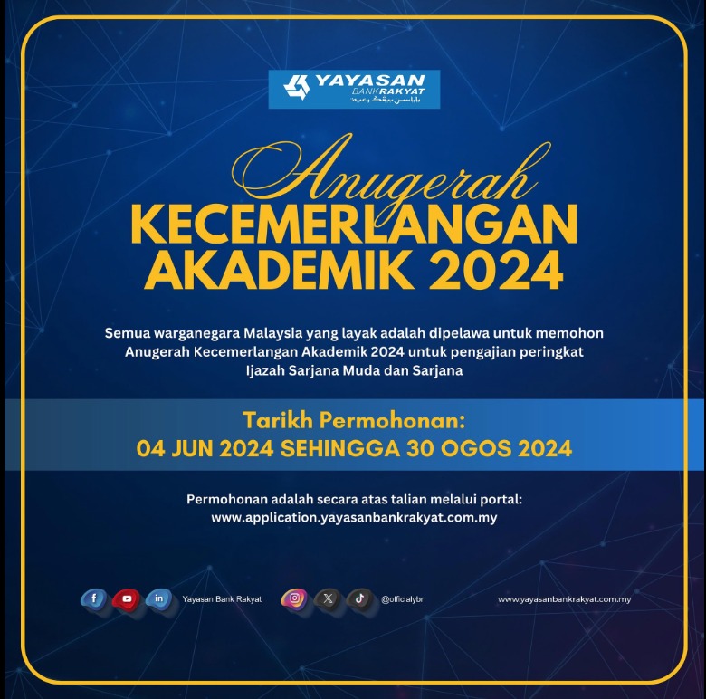 Graduan Dengan CGPA 3.5 Ke Atas Berpeluang Raih RM1000 Menerusi Anugerah Ini