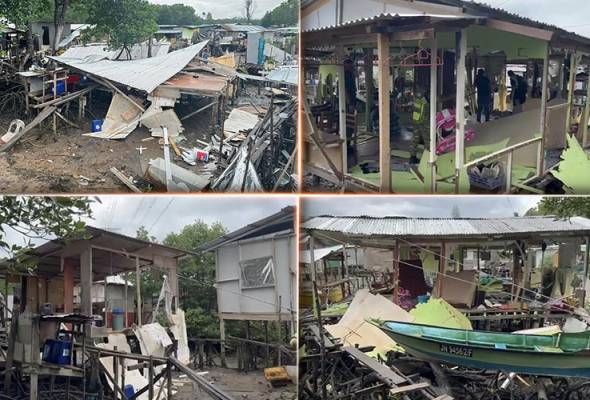 Operasi Bersepadu Roboh 63 Rumah Setinggan, Tahan 13 Pendatang Tanpa Izin Di Kota Kinabalu