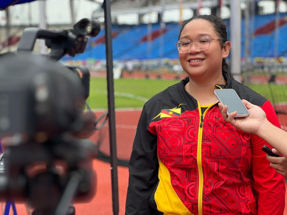 Ailenna Thipong Raih Gangsa Dalam Acara Baling Tukul Besi Di SUKMA 2024