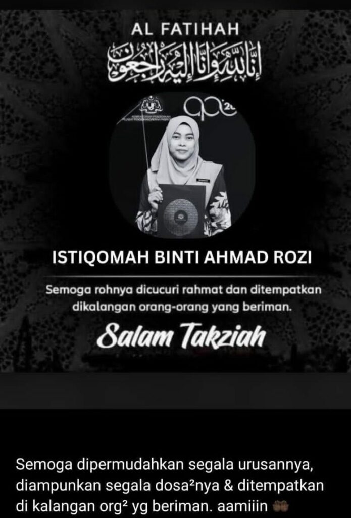 Kes Pembunuhan Kejam, Mayat Tanpa Kepala Disahkan Milik Cikgu Istiqomah
