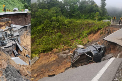 Jalan Terputus Di Empangan Baleh Kapit, Laluan Terpaksa Ditutup Sementara Waktu