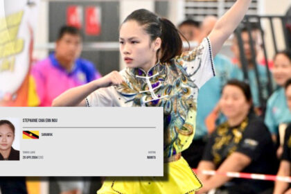 Sarawak Raih Pingat Emas Pertama Dalam Acara Wushu Di SUKMA