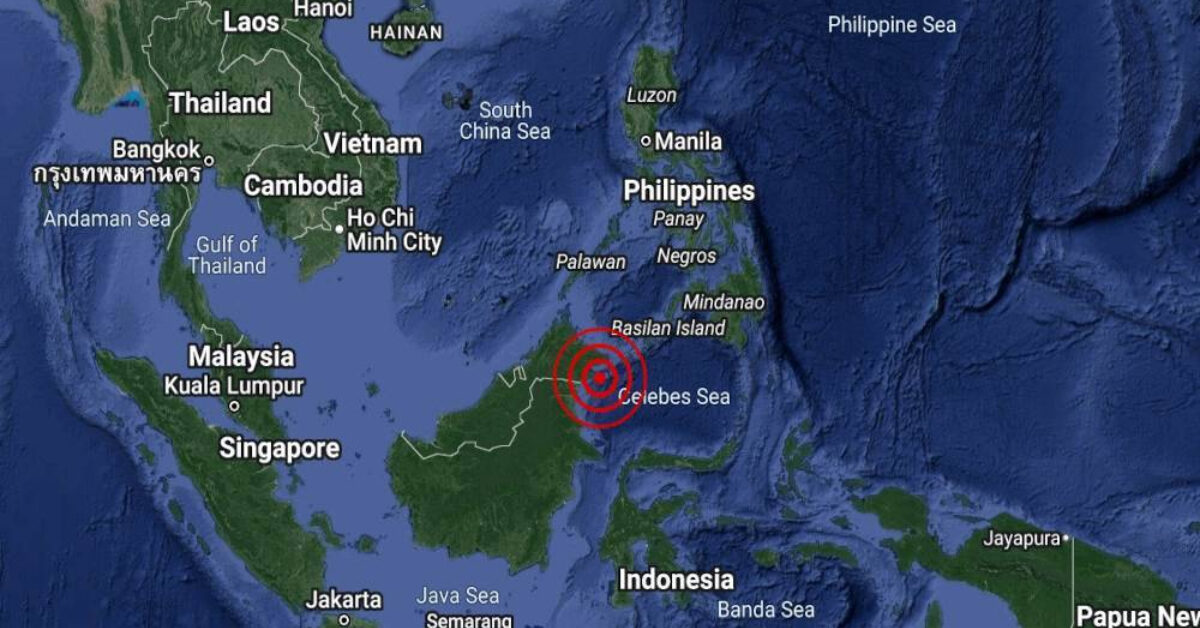 TERKINI: Gempa Bumi 3.9 Skala Richter Gegar Perairan Tawau Sabah