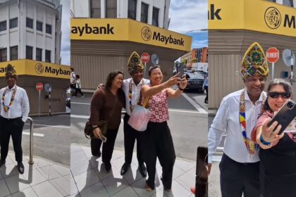 Tony Fernandes Pula Ikut Serta Trend Gambar Depan Maybank Di Kota Kinabalu