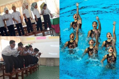 'Atlet Olimpik' Cilik Di Lawas Tampil Kreatif Dengan Persembahan Renang Berirama Cuit Hati Netizen