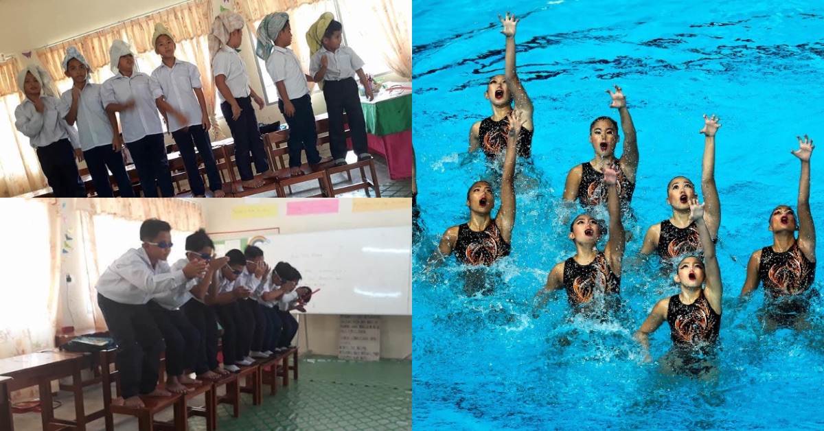 'Atlet Olimpik' Cilik Di Lawas Tampil Kreatif Dengan Persembahan Renang Berirama Cuit Hati Netizen