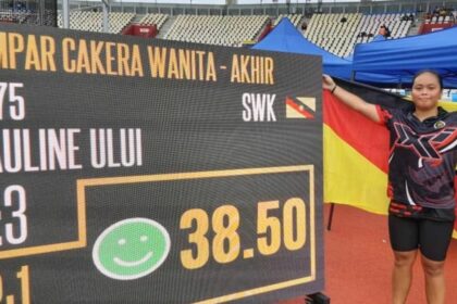 Atlet Muda Sarawak, Pauline Ului, Raih Emas Dalam Lempar Cakera Di SUKMA 2024