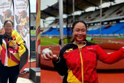 Ailenna Thipong Raih Gangsa Dalam Acara Baling Tukul Besi Di SUKMA 2024