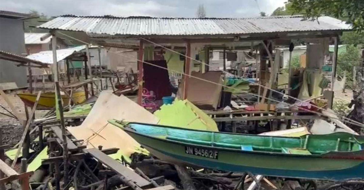 Operasi Bersepadu Roboh 63 Rumah Setinggan, Tahan 13 Pendatang Tanpa Izin Di Kota Kinabalu