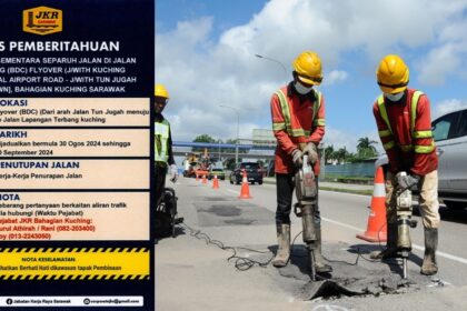 Penutupan Sebahagian Jalan BDC Mulai 30 Ogos Hingga 10 September