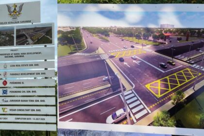 Rancangan Pembinaan Projek Underpass Darul Hana Jadi Bualan Netizen Sarawak