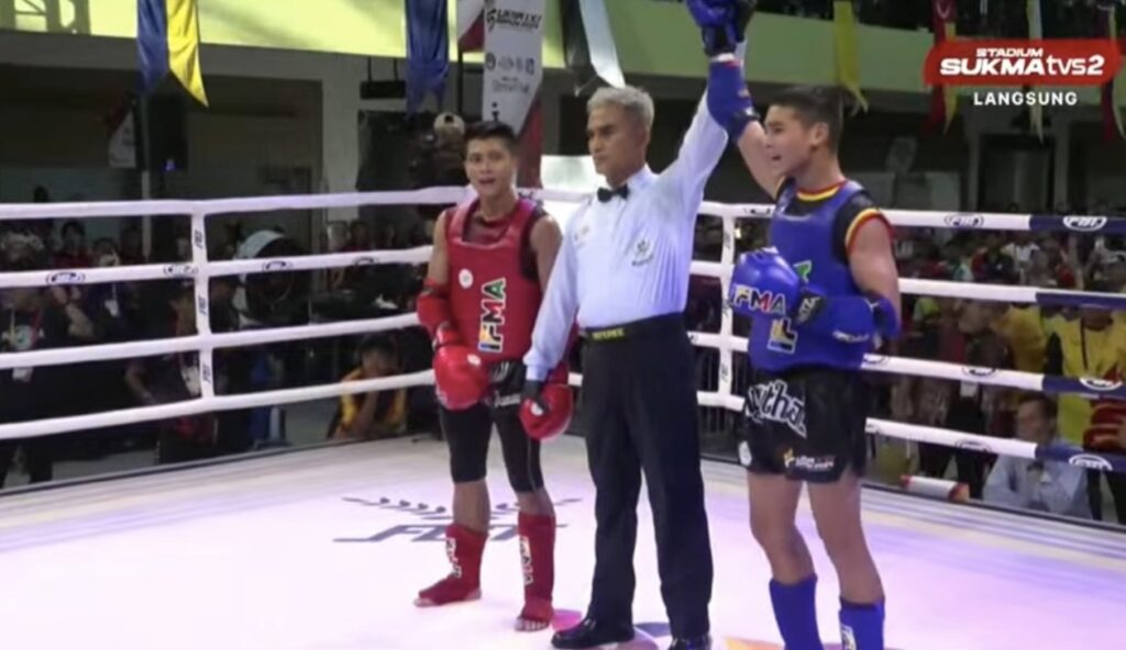 Miki Ghazali Tepati Ramalan Raih Emas Muaythai SUKMA Untuk Sarawak