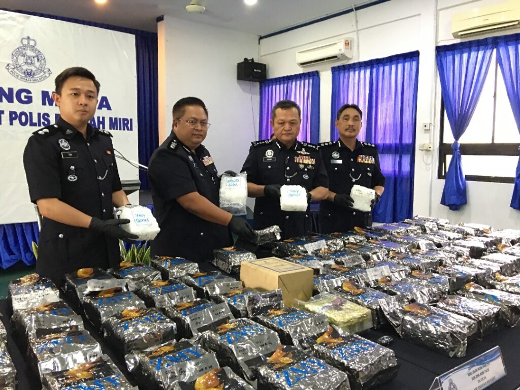 Polis Sarawak Berjaya Lakukan Rampasan Dadah Terbesar Tahun Ini Bernilai RM 3 Juta