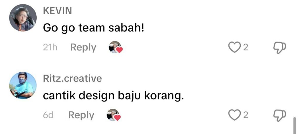 Dapat Pujian Daripada Netizen, Ramai Suka Design Baju Atlet Sukma Sabah