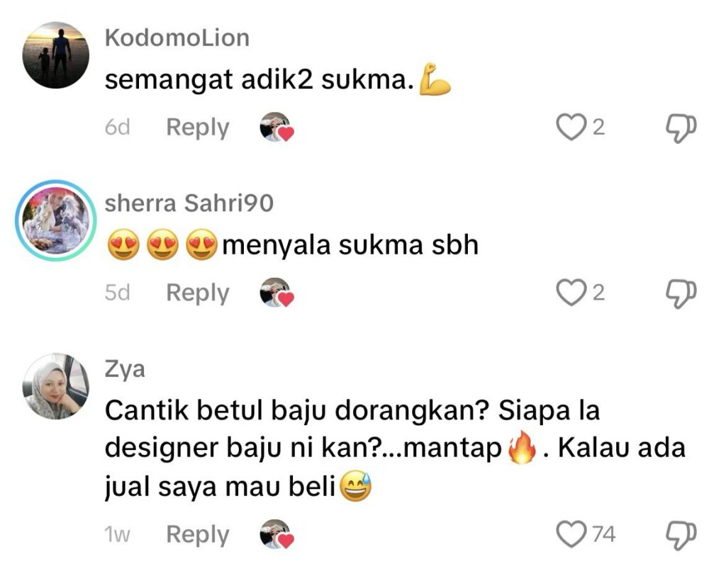 Dapat Pujian Daripada Netizen, Ramai Suka Design Baju Atlet Sukma Sabah