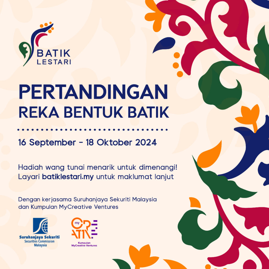 Serlahkan Bakat Kreatif Anda Menerusi Pertandingan Reka Bentuk Batik, Hadiah Lumayan Sehingga RM 30K