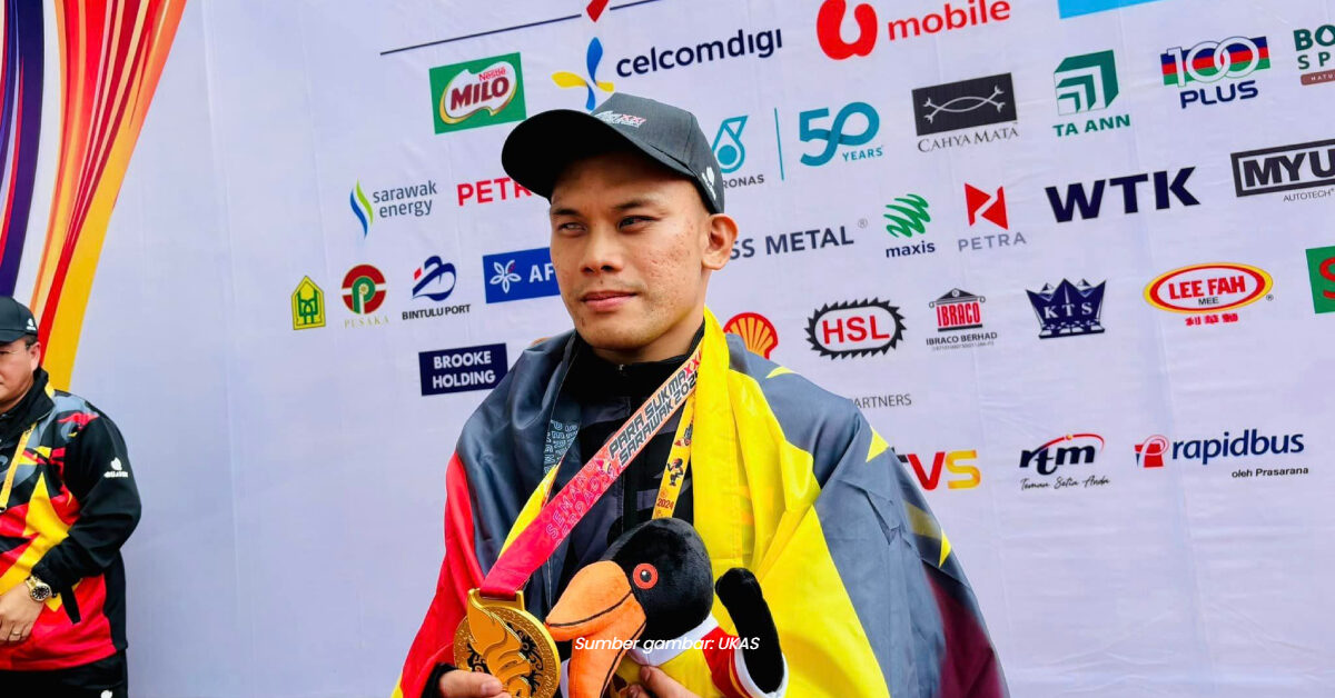 Andy Lau Sie Hui Pecah Rekod Para SUKMA 2024, Peroleh Emas Kelima Untuk Sarawak