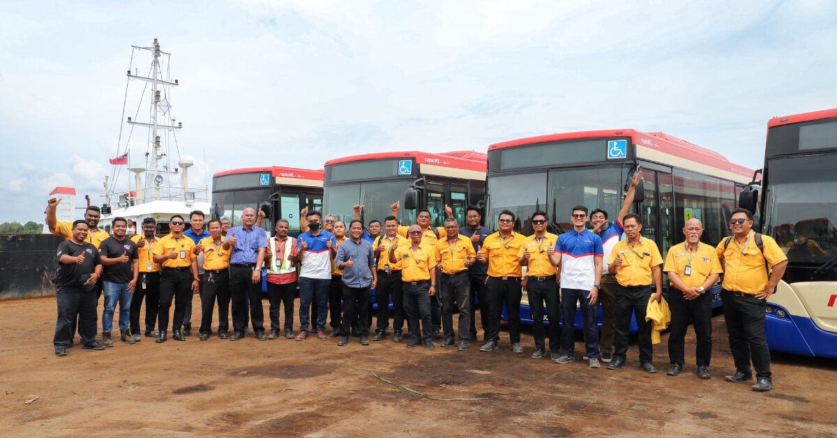 Bas Rapid Hantar 25 Buah Bas Mesra OKU Untuk Para SUKMA Sarawak 2024