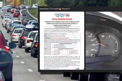 Kerja Pembinaan Besar-Besaran Di Laluan Utama Kuching Dan Samarahan, Ini Senarai Jalan Terlibat