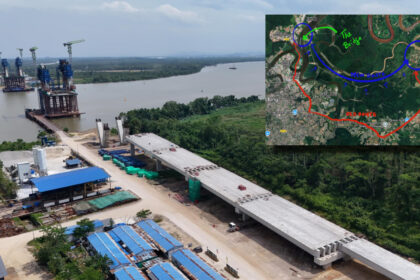 Laluan Alternatif Baharu Ke Kuching, Netizen Tidak Sabar Jambatan Sejingkat-Samarahan Ini Siap