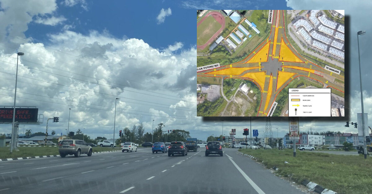 Salah Guna Lorong Di Simpang Trafik Tabuan Tranquility, Netizen Seru Tindakan Segera