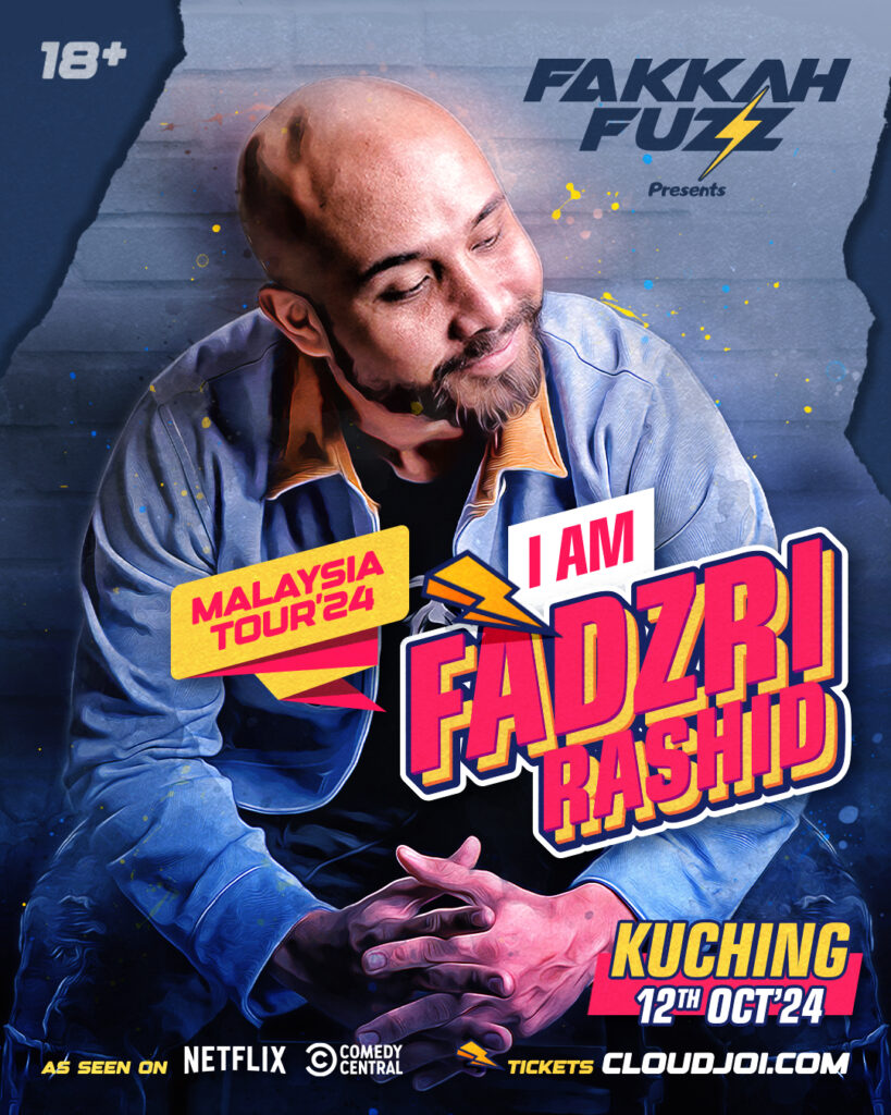 Pelawak Singapura, Fakkah Fuzz Bakal Gegarkan Kuching 12 Oktober Ini