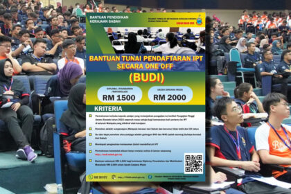 Ini Panduan Permohonan Bantuan Tunai Pendaftaran IPT Pelajar Sabah B40 Dan M40